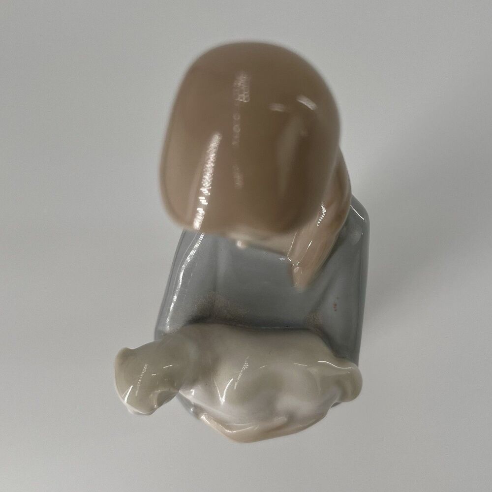 Lladró Porcelain Figurine "Girl with Lamb" (#4505) Pastorcita con Cordero Glossy - Picture 7 of 9